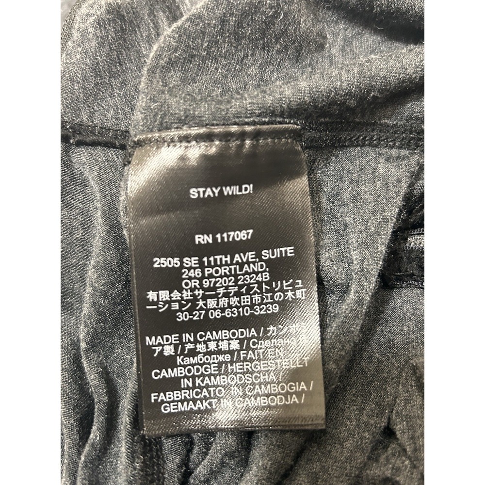 NWOT Airblaster Merino Ninja Suit Women's size M Bodysuit Heather Black Gray d - Picture 13 of 15